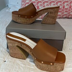 Franco Sarto Leather Wedges